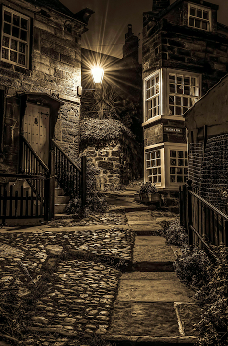 David Oxtaby took a dimly lit photo of Robin Hood's Bay, a small fishing village in North York Moors National Park.