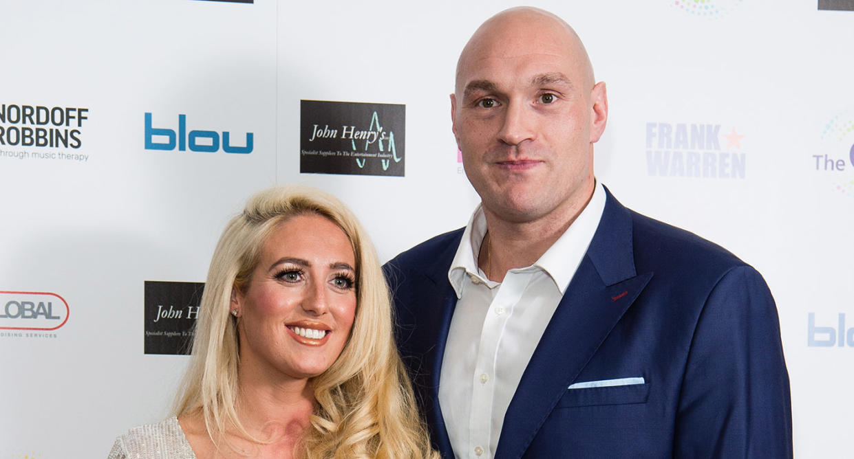 Paris Fury and Tyson Fury attend the Nordoff Robbins Boxing Dinner 2019 on November 18, 2019 in London, England. (Photo by Jeff Spicer/Getty Images)