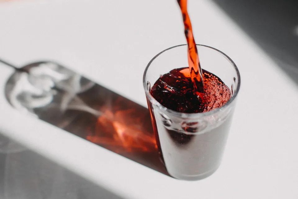 a glass of tart cherry juice, which can help ease big toe joint pain caused by gout