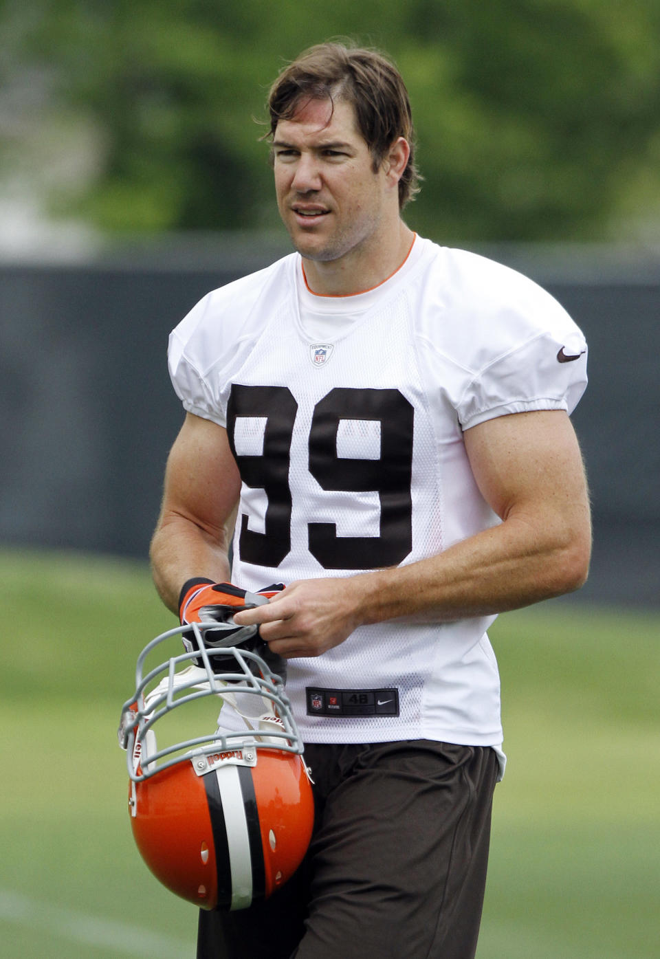 Cleveland Browns player Scott Fujita first voiced his support for gay marriage in 2009, reacting and <a href="http://outsports.com/jocktalkblog/2009/10/01/new-orleans-saint-scott-fujita-supports-marriage/">agreeing with fellow NFL colleague Brendon Ayanbadejo</a>. Two years later, Fujita continued his LGBT advocacy, <a href="http://www.hrc.org/blog/entry/scott-fujita-joins-hrcs-americans-for-marriage-equality">taping a PSA</a> for the HRC’s Americans for Marriage Equality initiative. 