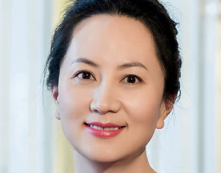 FILE PHOTO: Meng Wanzhou, Huawei Technologies Co Ltd's chief financial officer (CFO), is seen in this undated handout photo obtained by Reuters December 6, 2018. Huawei/Handout via REUTERS File Photo