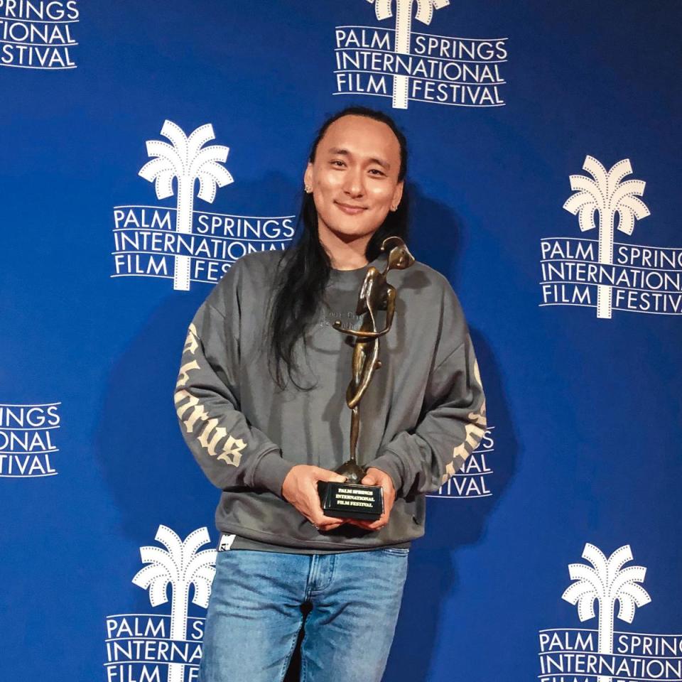 巴沃邱寧多傑執導的《不丹是教室》獲美國棕櫚泉影展觀眾票選最佳影片，明年還將代表不丹角逐奧斯卡最佳國際影片獎。（巴沃邱寧多傑提供）