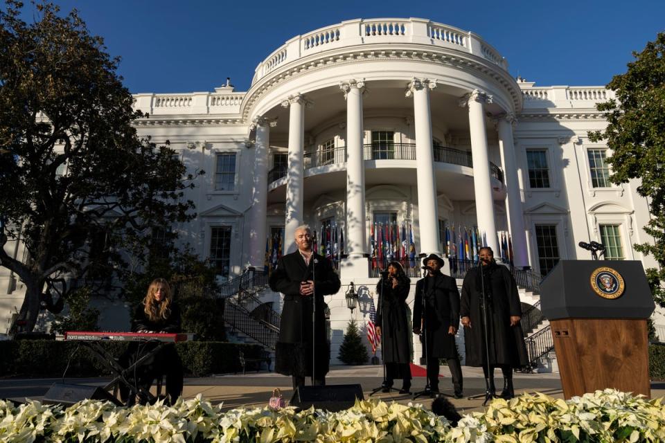 The singer said they felt ‘inspired to change the lyrics’ after watching ‘a landmark moment for freedom of love’ (Getty Images)