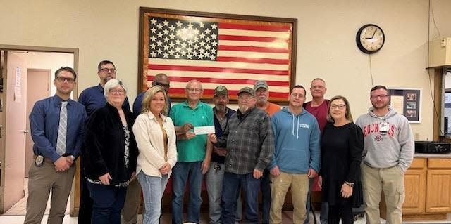 On Oct. 19, representatives of American Legion Post 584 presented a $5,000 check to to Marion Municipal Court's Veterans’ Treatment Court to assist homeless veterans.