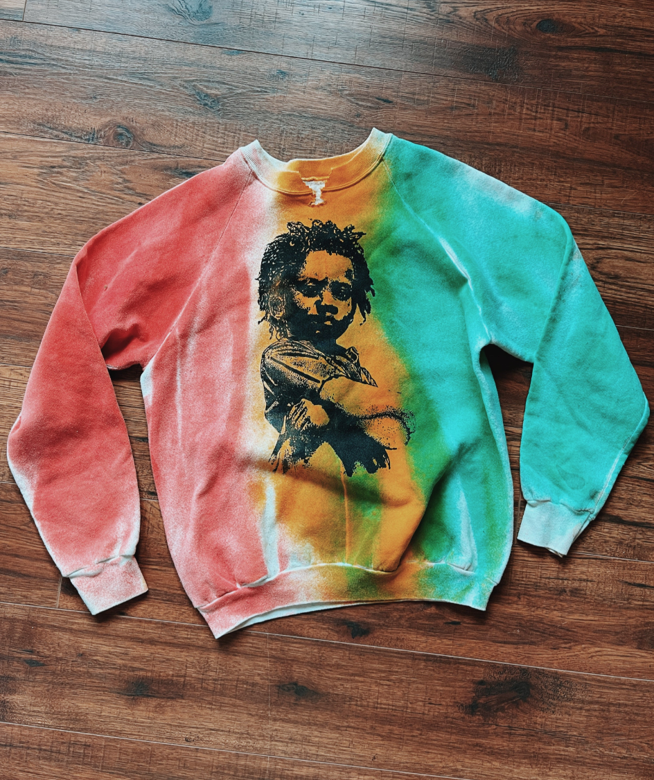 Vintage Rasta Tie Dye Sweatshirt