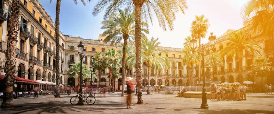 Placa Reial in Barcelona