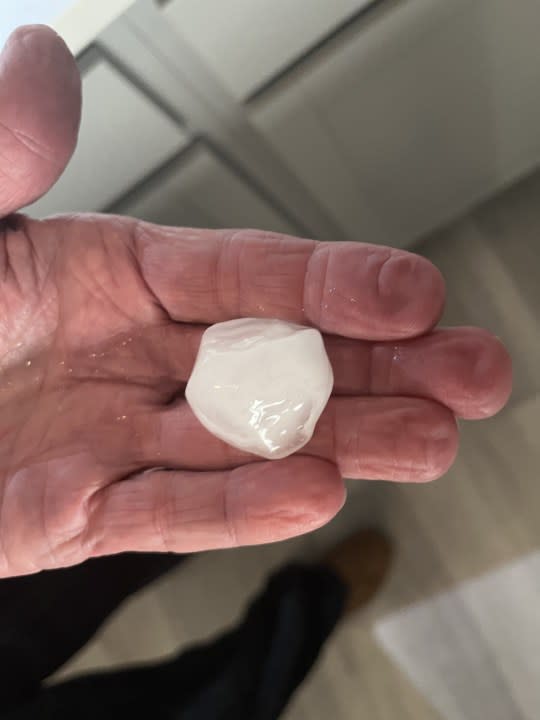 Hail photo in Horseshoe Bay