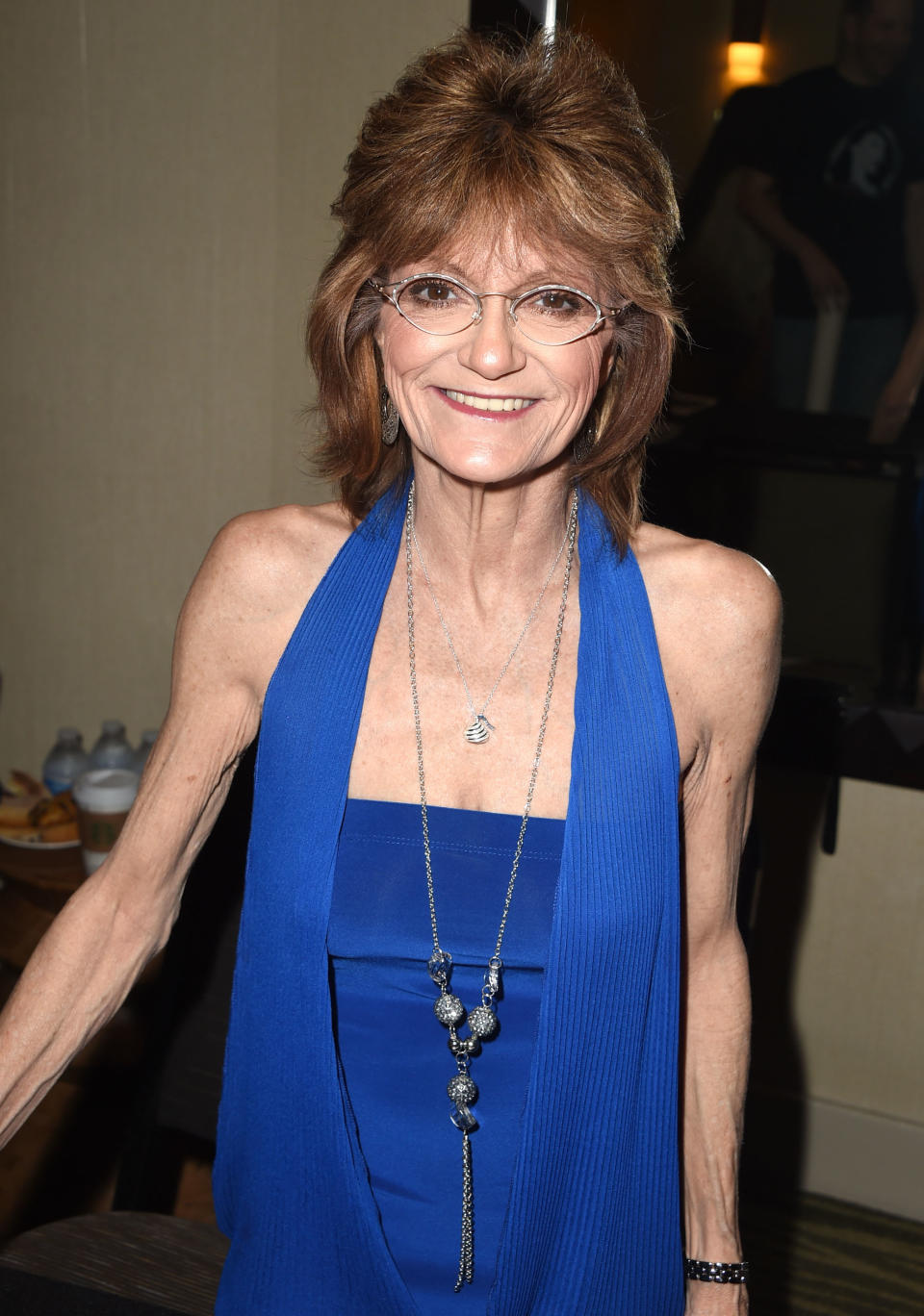 LOS ANGELES, CA - JULY 20:  Denise Nickerson Poses at The Hollywood Show - Day 2 at Westin Los Angeles Airport on July 20, 2014 in Los Angeles, California.  (Photo by Steve Granitz/WireImage)