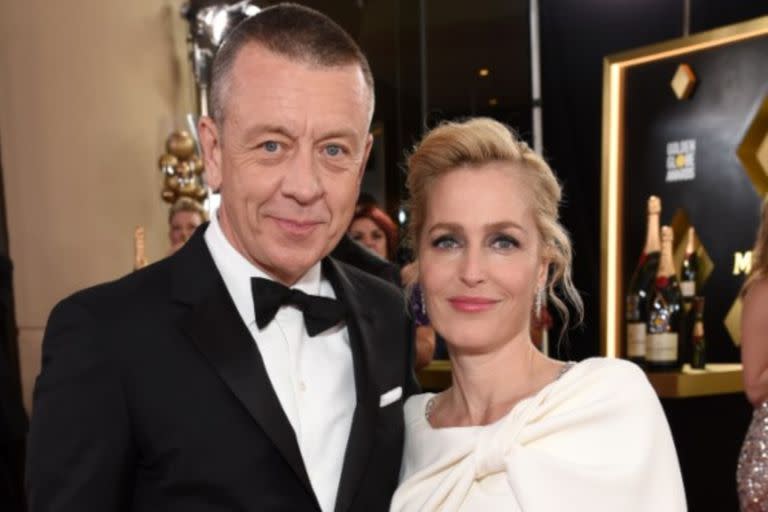 Gillian Anderson salió con Peter Morgan, creador de The Crown, pero la relación finalizó