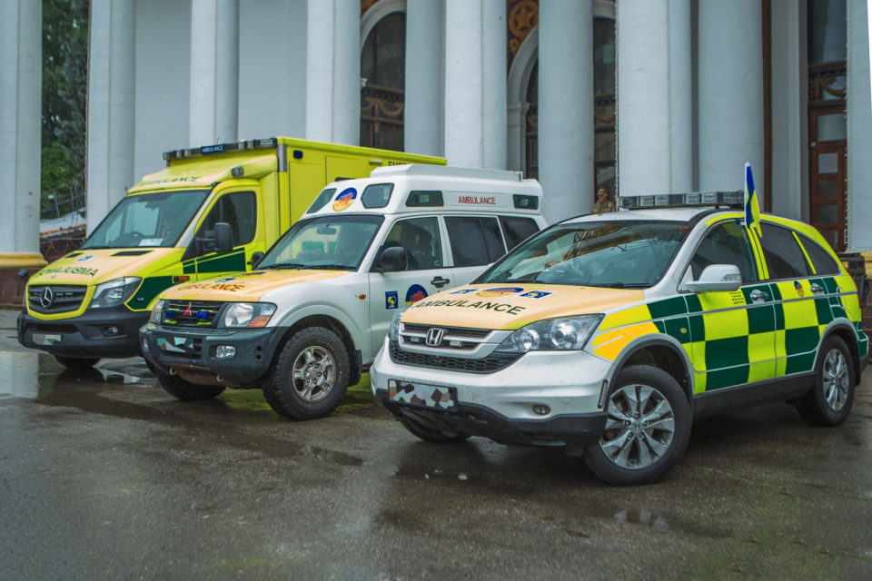 Emergency vehicles donated as aid for the Ukrainian Armed Forces <span class="copyright">Favbet Foundation</span>