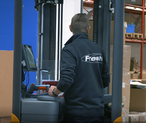 JLT customer Fresh values the fixed-mount JLT6012™ forklift computers for their ability to withstand even the roughest warehouse floor conditions so that operations can keep running smoothly.