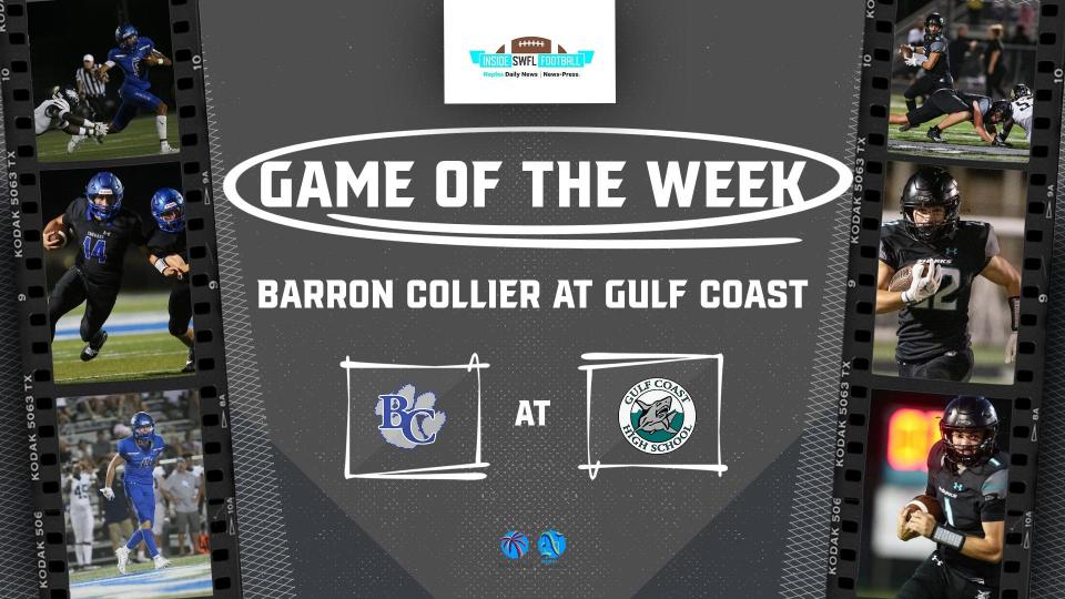 Barron Collier (7-2) at Gulf Coast (5-3) is The News-Press/Naples Daily News Game of the Week for Week 11.