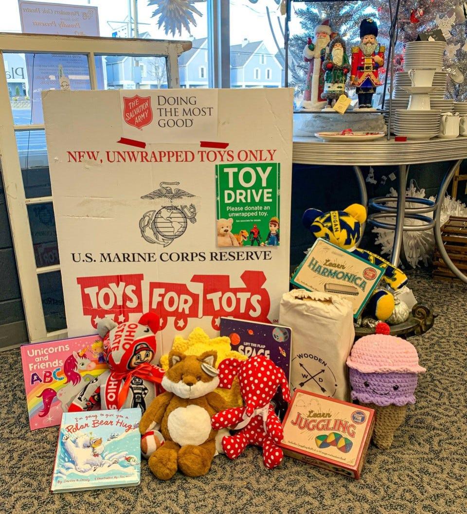 Lilly and Gert’s in Port Clinton is one of 71 Marine Toys for Tots drop off locations in Ottawa County.