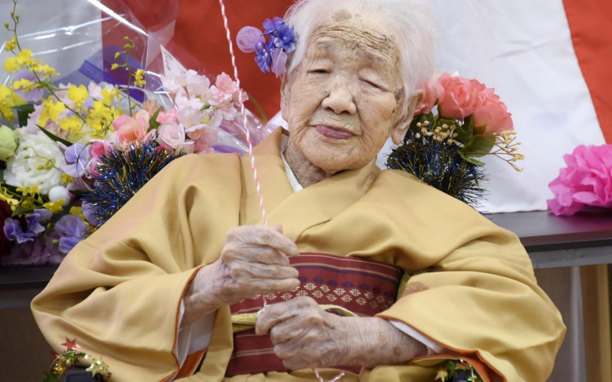 Kane Tanaka is believed to be the oldest person in the world. The 118-year-old was born in JApan in 1903 - REUTERS