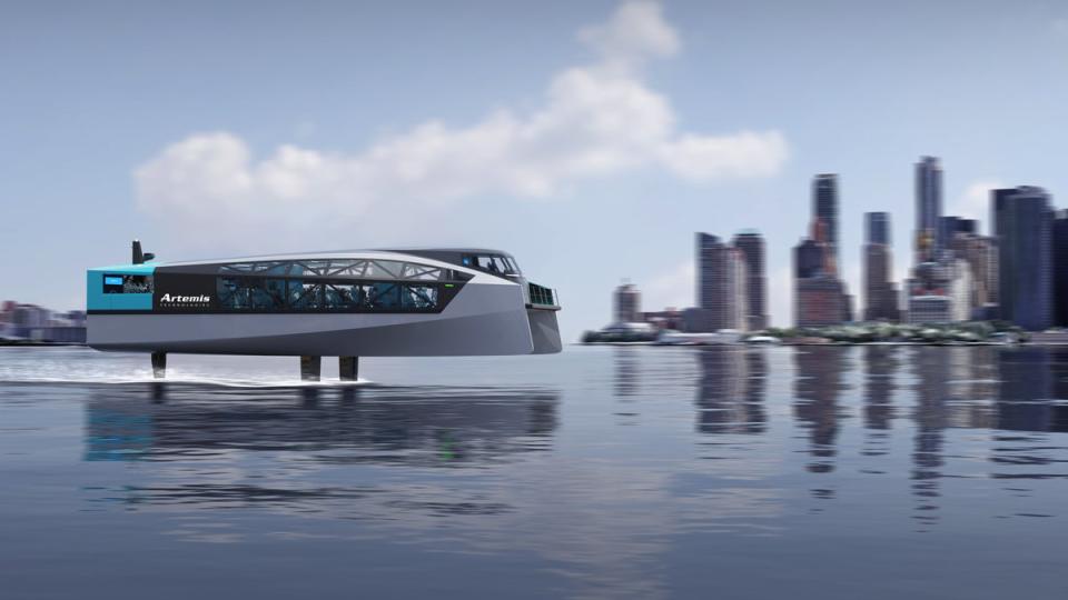 Artemis’s electric ferry (Artemis Technologies/PA)