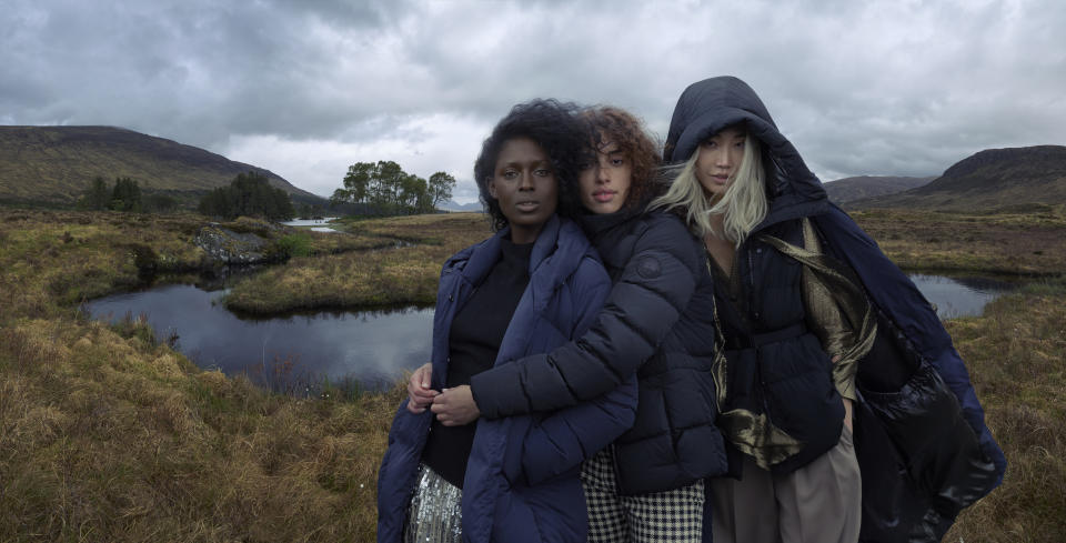 A fall/winter Canada Goose campaign, shot by Annie Leibovitz.