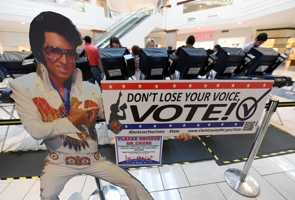 Early voting at Meadows Mall, Las Vegas