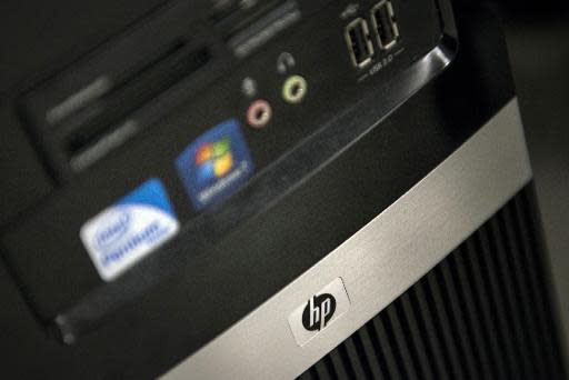 Una computadora HP en Washington el 31 de diciembre de 2013 (AFP | Brendan Smialowski)