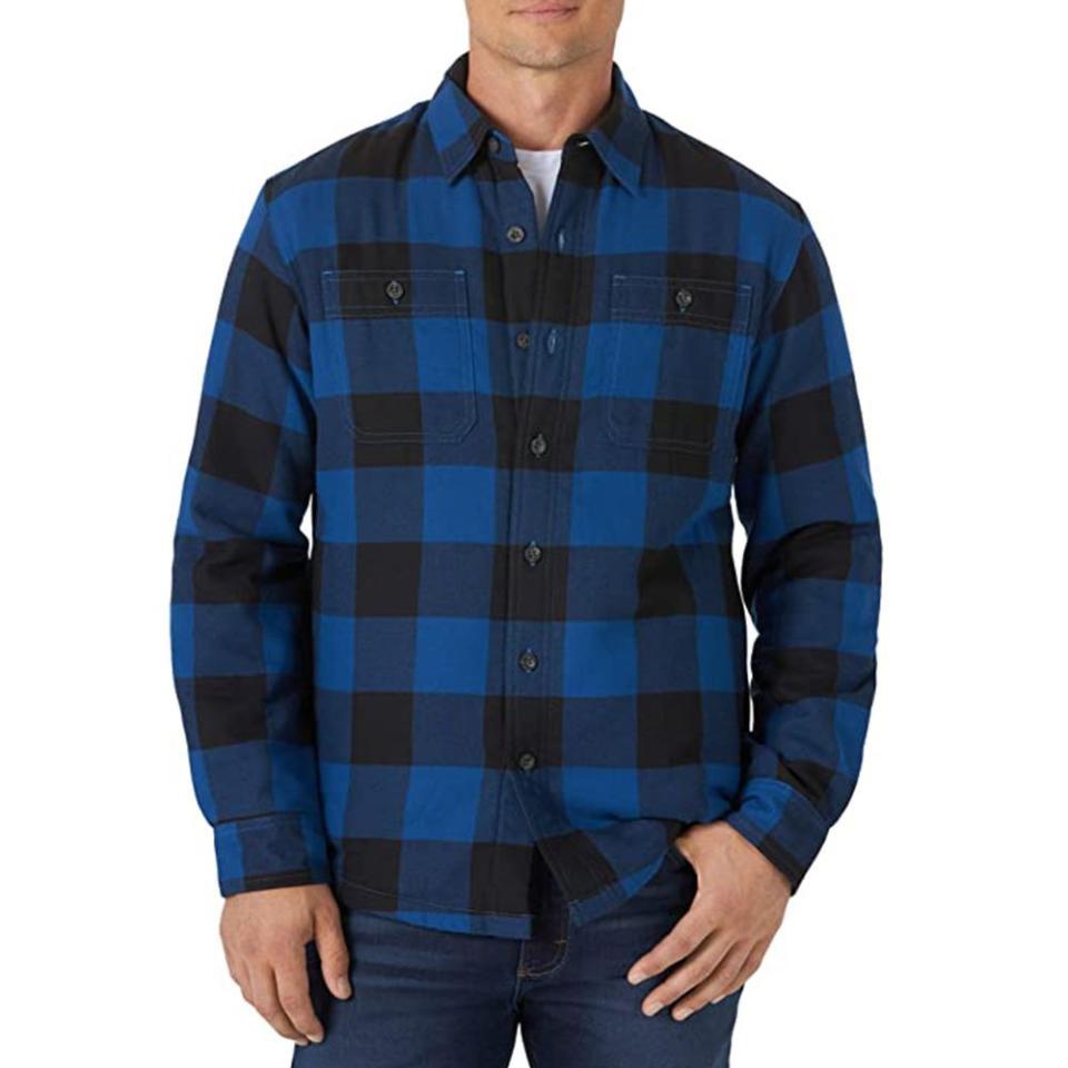 6) Wrangler Authentics Sherpa Lined Shirt