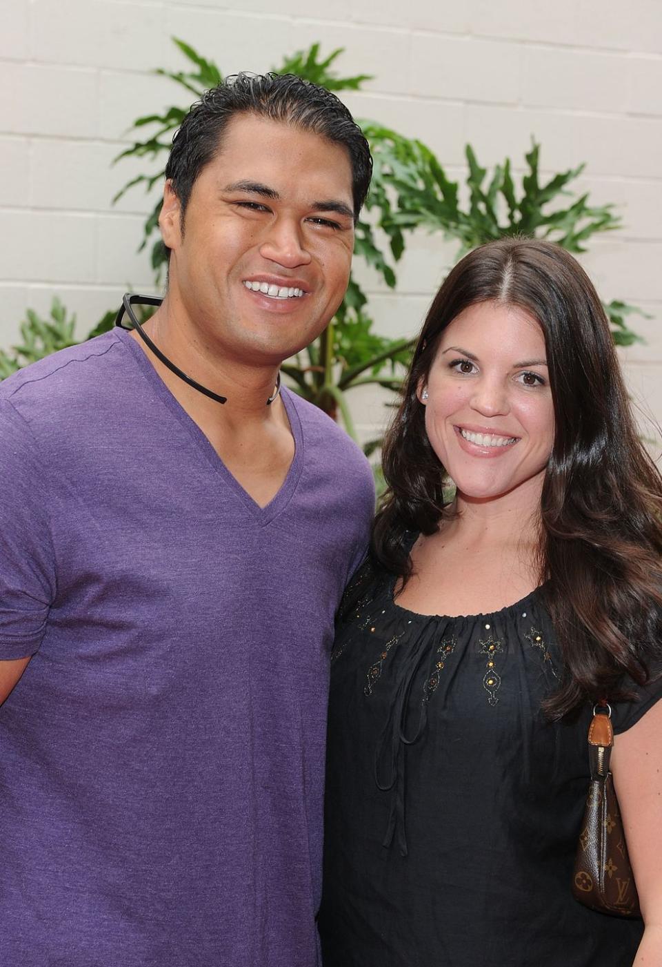 <p>Sam Poueu and Stephanie Anderson met while shedding pounds on <em>The Biggest Loser </em>in 2010. They bonded over the intense program and got married just two years later. Sadly, they <a href="https://people.com/tv/sam-poueu-cheated-on-stephanie-anderson-biggest-loser-couple-divorcing/" rel="nofollow noopener" target="_blank" data-ylk="slk:divorced while they were expecting their first child;elm:context_link;itc:0;sec:content-canvas" class="link ">divorced while they were expecting their first child</a>, after Sam's infidelity was revealed. </p>