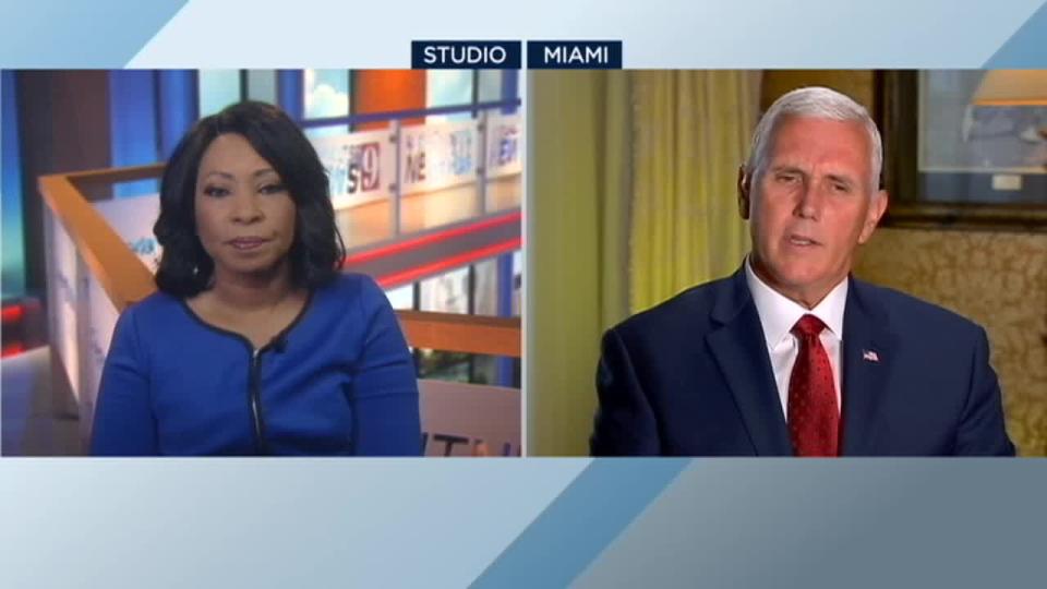 GF Default - Raw: Vanessa Echols goes one-on-one with Pence on election