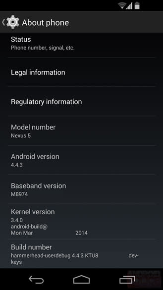 Purported Android 4.4.3 change log reveals tons of bug fixes