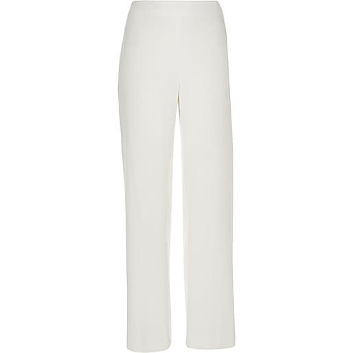 High-Waisted Wide Leg Trousers