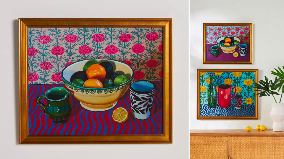 Bring a vibrant still life to your dining room.