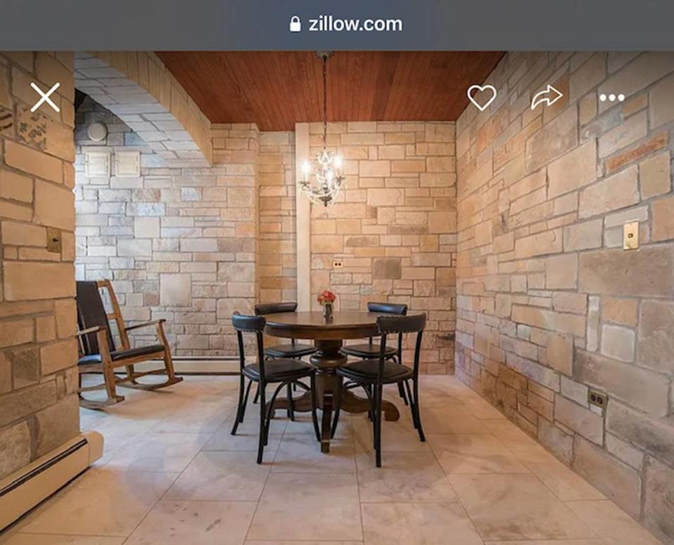 Eating area Screen grab from Zillow