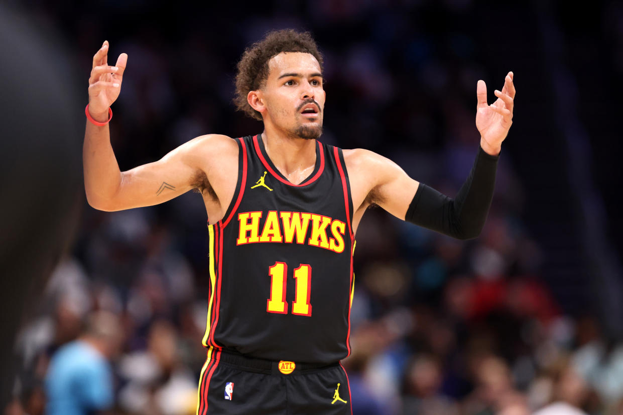 Trae Young #11 of the Atlanta Hawks 