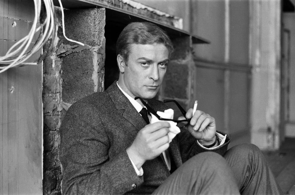 Michael Caine on the set of 'The Ipcress File', 21st September 1964. (Photo by Ron Burton/Mirrorpix/Getty Images)