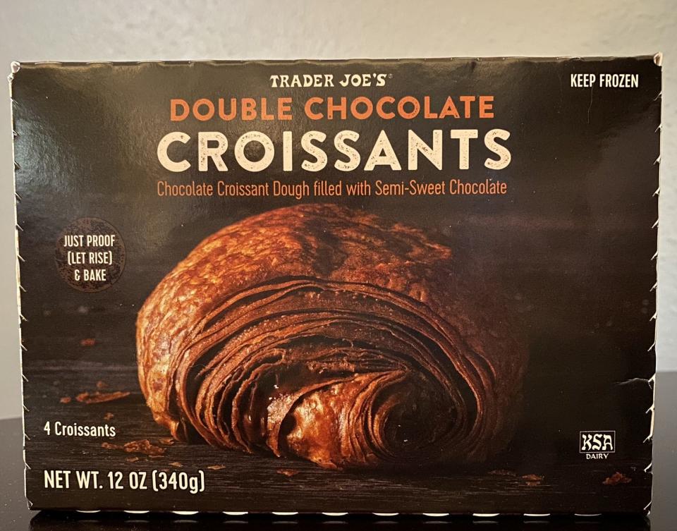 Trader Joe's double-chocolate croissants