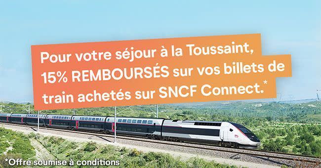 Billets de train pas cher Toussaint 2023.