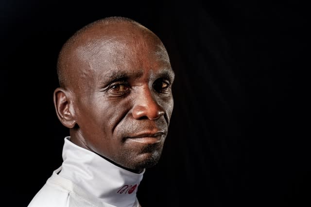 World record holder Eliud Kipchoge will compete on Sunday