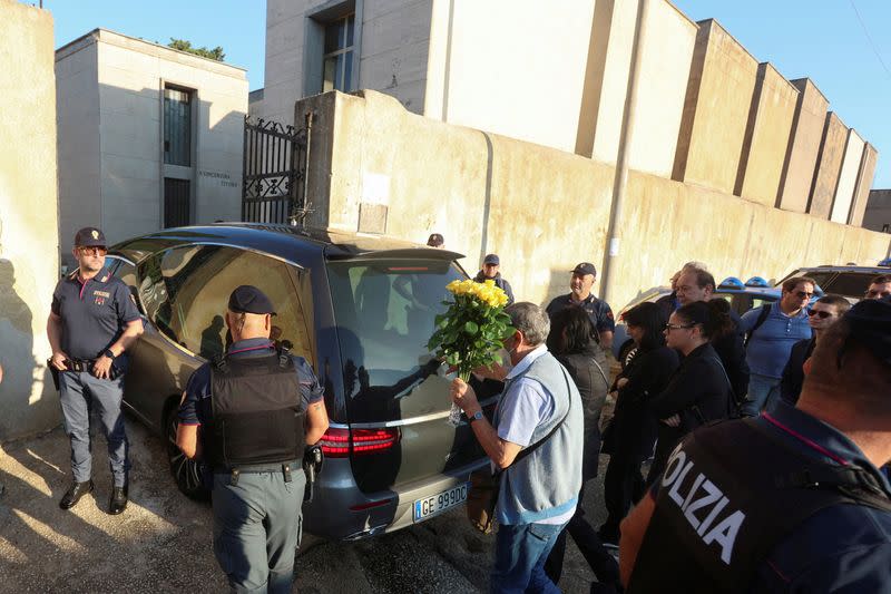 Body of mafia boss Messina Denaro returns to his Sicilian hometown of Castelvetrano