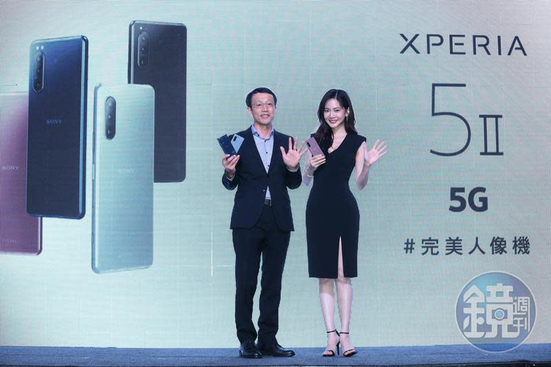 SONY找來藝人曾之喬代言新手機Xperia 5 II。