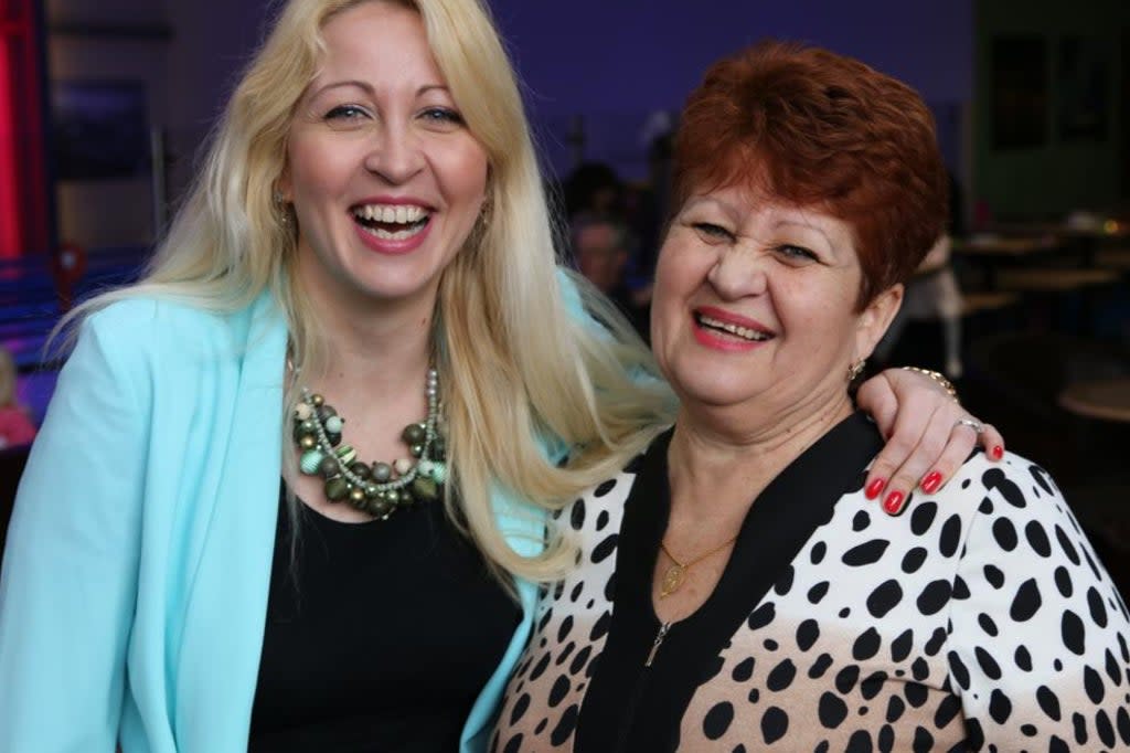 Yuliya Campbell and her mother Tatiana Petrukhina  (handout)