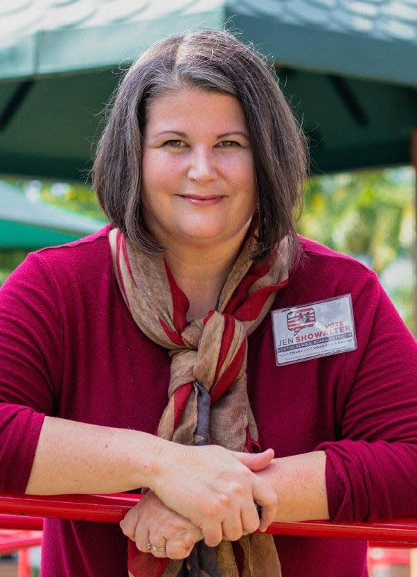 Jennifer Lynn Miller Showalter, of Wellington, a 2022 candidate for Palm Beach County School Board (District 6).