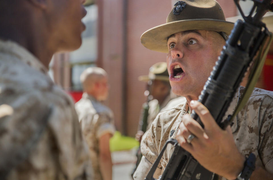 Sgt. Jonathan B. Reeves currently serves as a Marine Corps drill instructor with Platoon 1085, Charlie Company, 1st Recruit Training Battalion, at Marine Corps Recruit Depot Parris Island, S.C. Reeves joined the Marine Corps in September 2009 and became a drill instructor in January 2015. Reeves is a native of Augusta, Ga. About 600 Marine Corps drill instructors shape the approximately 20,000 recruits who come to Parris Island annually into basic United States Marines. Parris Island is home to entry-level enlisted training for 50 percent of males and 100 percent of females in the Marine Corps. 