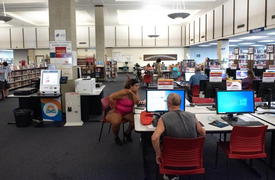 Modesto Library in Modesto, Calif., on Tuesday, September 6, 2022.