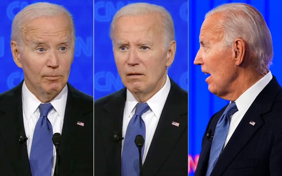 Joe Biden failed to respond to questions about policy and often trailed off mid-sentence during the CNN debate