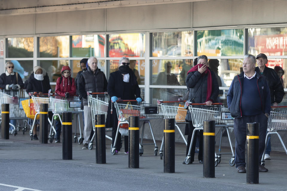 Kate was turned away as part of one supermarket's strict interpretations of the UK's lockdown laws. Photo: Getty Images