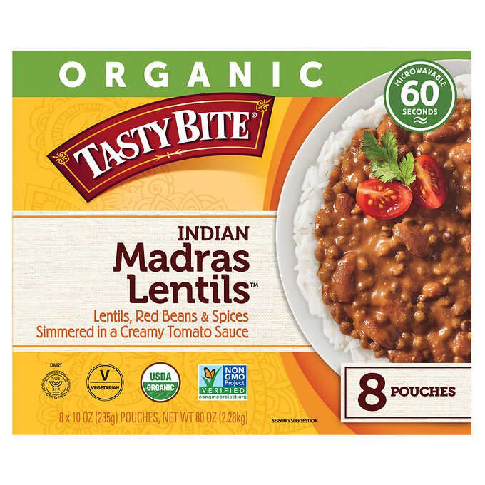 Organic Tasty Bite Madras Lentils