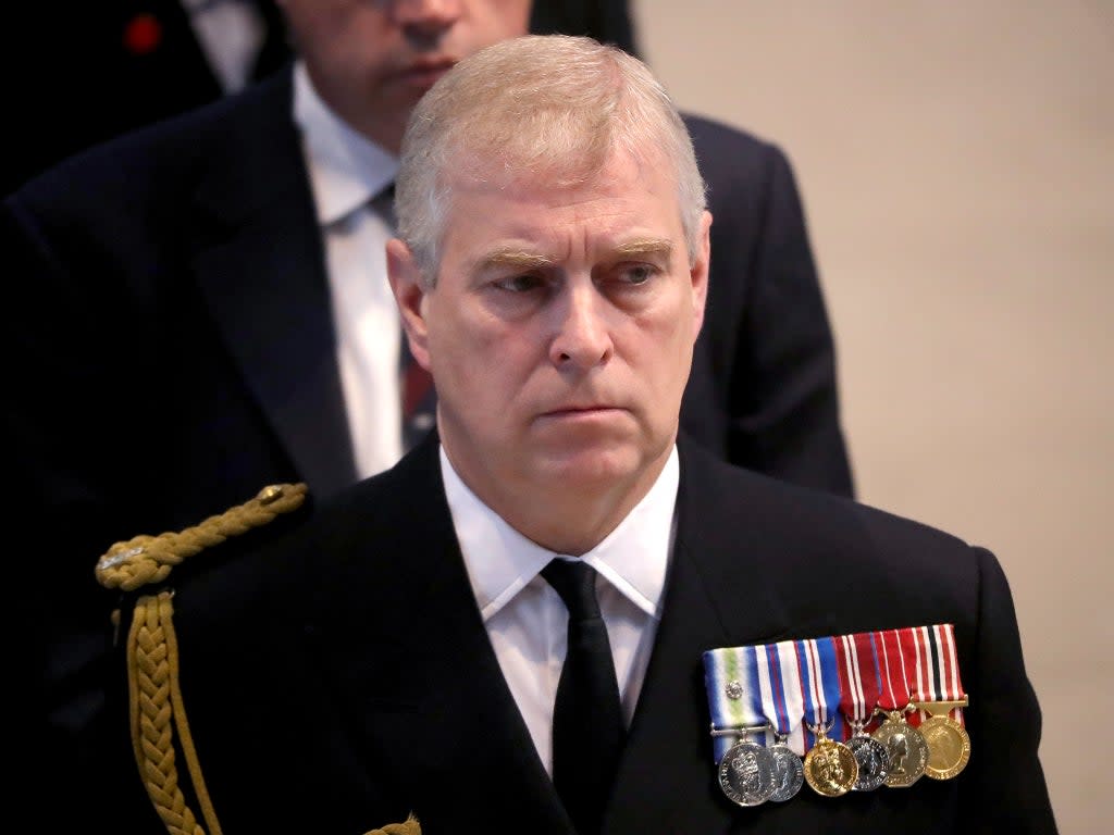 Prince Andrew is set to face a civil case over allegations he sexually assaulted Giuffre in 2001 when she was only 17-years-old (Getty)