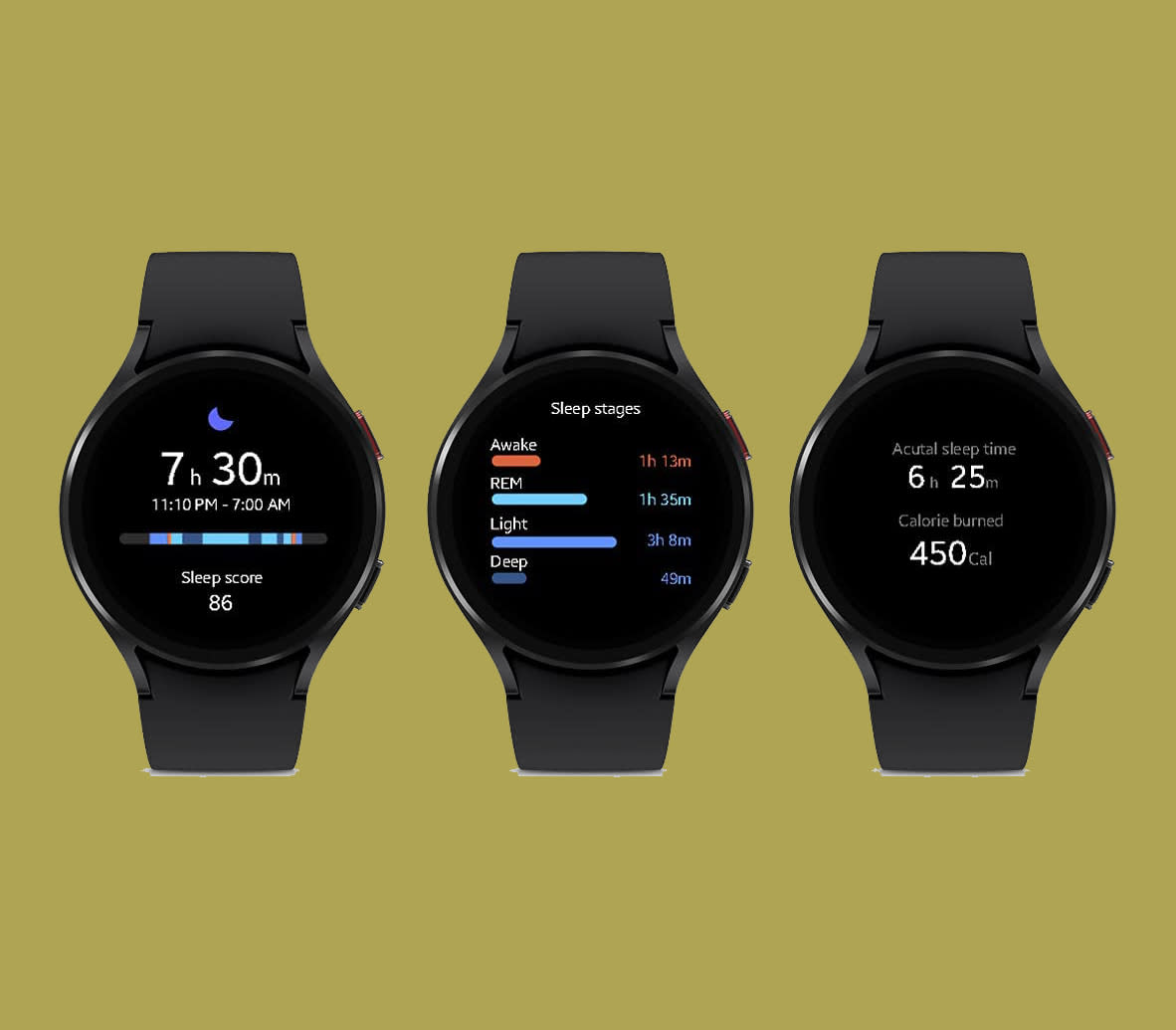 Samsung's Galaxy Watch 4 helps you track your sleep. 