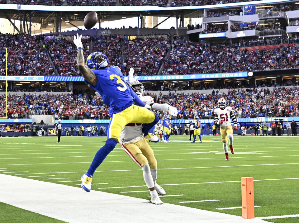 Los Rams de Los &#xc1;ngeles accedieron al Super Bowl LVI tras vencer a los 49ers de San Francisco (Foto: Keith Birmingham/MediaNews Group/Pasadena Star-News via Getty Images)