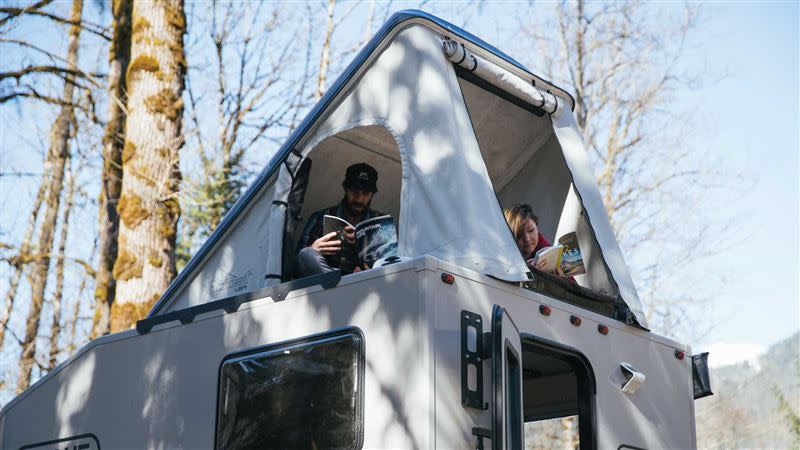 Scout Campers Olympic露營車廂能讓皮卡車變身為露營車。（圖／翻攝Scout官網）