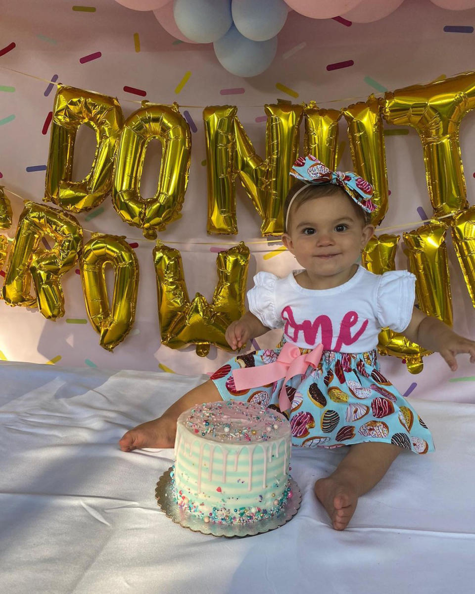 <p>Alex Morgan and Servando Carrasco's daughter <a href="https://people.com/parents/alex-morgan-servando-carrasco-welcome-daughter-charlie/" rel="nofollow noopener" target="_blank" data-ylk="slk:Charlie Elena;elm:context_link;itc:0;sec:content-canvas" class="link ">Charlie Elena</a> turned 1 on May 7.</p>