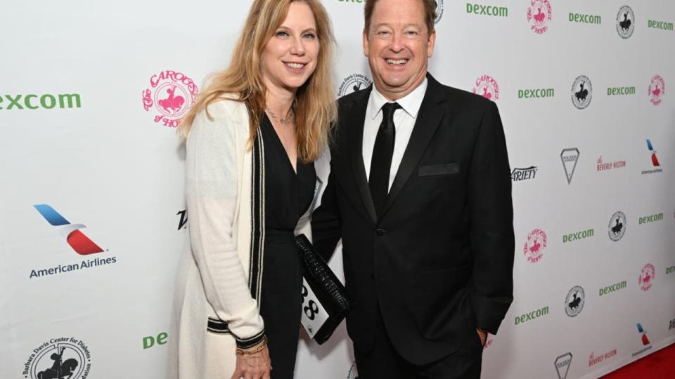 <div>Sam Rubin and Leslie Rubin in Beverly Hills, California. (Photo by Michael Kovac/Getty Images for Children's Diabetes Foundation)</div> <strong>(Getty Images)</strong>