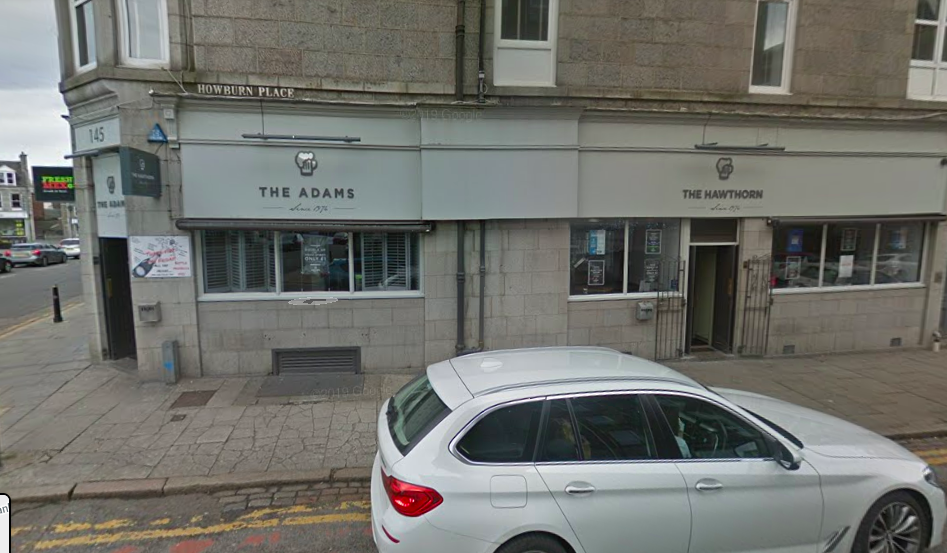 31 cases were associated with The Hawthorn Bar in Holburn Street in Aberdeen centre. (Google Maps)